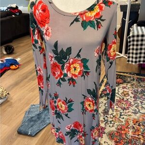 Matilda Jane Orange Sheath Long Sleeve Dress